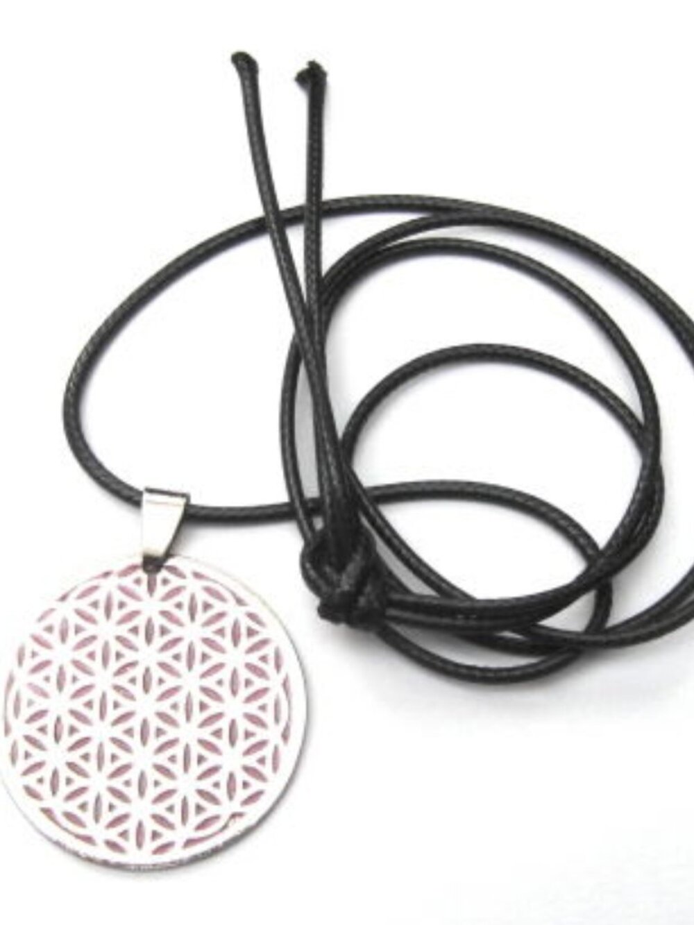 Flower of Life Cord Necklace